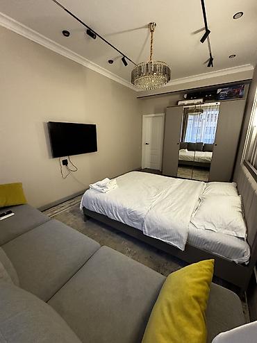 osh hostel: 1 комната, Асанбай мкр, Душевая кабина, Постельное белье, Кондиционер — 2