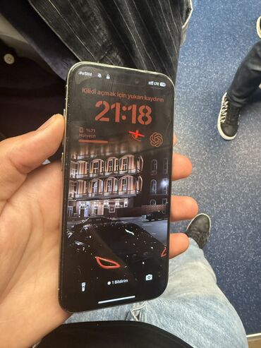Apple iPhone: IPhone 15 Pro, 128 GB, Natural Titanium, Zəmanət, Kredit, Qırıq