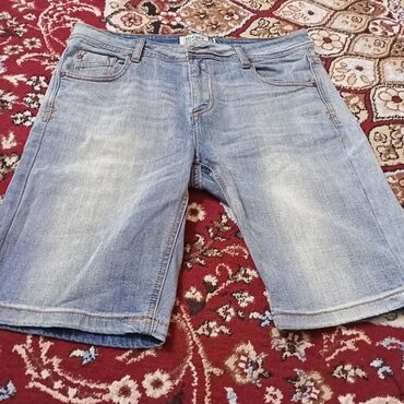 выкройка шорт: Шорты джинсовые муж. размер 30-32,новые, размер не подошел
1300сом