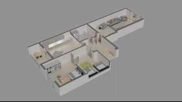 квартиры в г балыкчы: 2 комнаты, 80 м², Элитка, 8 этаж, ПСО (под самоотделку)