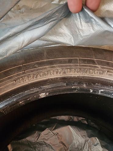 60: Yokohama зима 225 60 17 протектор 85 90% комплект в идеальном — 6