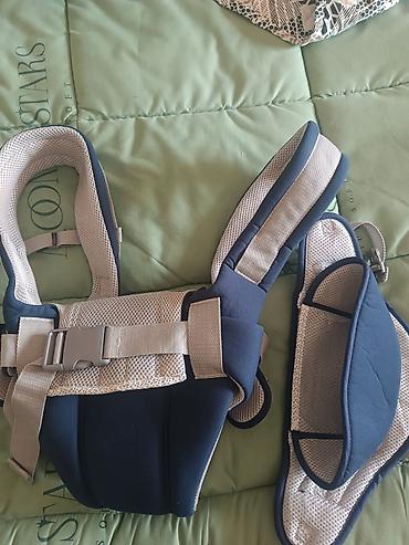 Uşaq arabaları: Uşaq daşıyıcısı (baby carrier), tünd mavi və bej rəngdə — 2