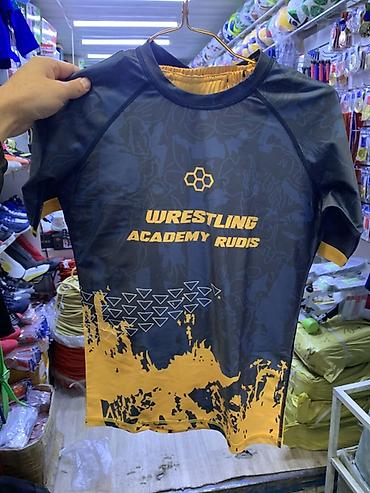 Спортивная компрессионная футболка (рашгард) Wrestling Academy Rudis at lalafo.kg Спортивная компрессионная футболка (рашгард) Wrestling Academy Rudis