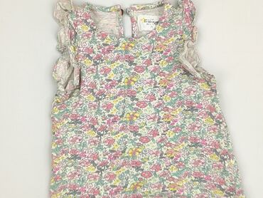 bluzka pomarańczowa dla dziewczynki: T-shirt, Next, 12-18 months, condition - Perfect