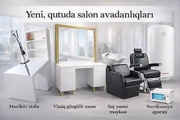 Salon, tibbi mebel dəsti: Salon üçün avadanlıq seti Komplektə daxildir: - Manikür stolu – rahat — 1