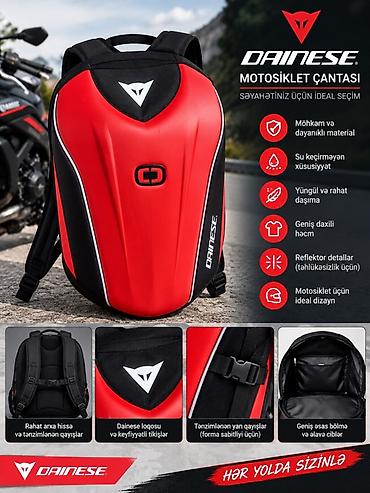 İdman və hobbi: Dainese motosiklet çantası – səyahət və gündəlik sürüşlər üçün — 1