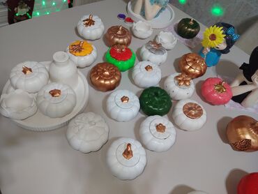 Fiqurlar: Fiqur, Gips, rəng - Ağ — 16