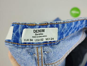 denim bershka mom: Bershka, Jeansy damskie, rozmiar 2XS — 4