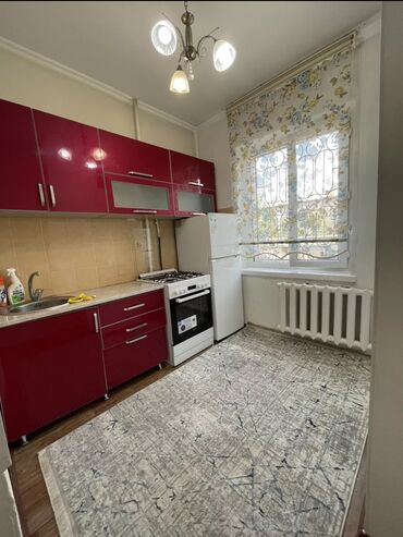 квартиры в городе бишкек: 2 комнаты, 52 м², 105 серия, 2 этаж, Старый ремонт