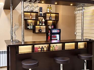 iwlenmiw dolablar: Kafe,Restoran və digər abyektlər üçün bar-resepşn İşlənmişdir,ideal — 1