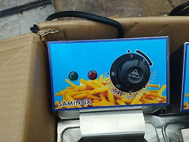 Saminox elektrik fritöz (kartof qızartma aparatı) - Elektriklə