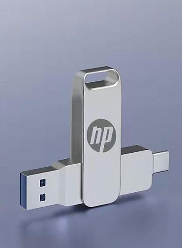 logitech 920: Флеш-накопитель HP с двойным интерфейсом 64 GB - Коннекторы: USB‑A и — 1