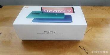 redmi 9 qiymet: Xiaomi Redmi 9, 32 GB, rəng - Göy, 
 Sensor, Barmaq izi, Face ID