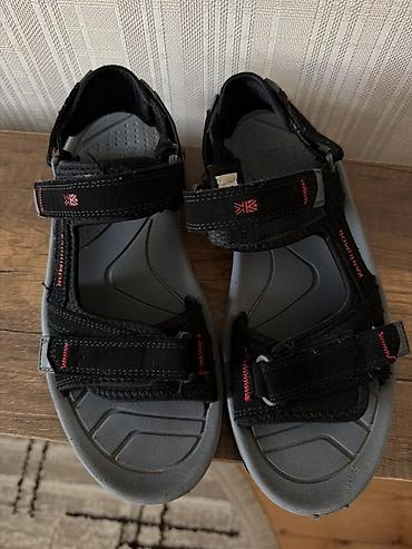 bağlı sandallar: Karrimor kişi sandaleti razmer 39 - Rəng: qara detallı, boz altlıq - — 1