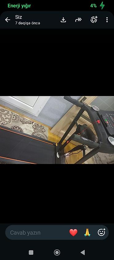 qacış aparatı qiyməti: Qaçış trenajoru (treadmill) – masaj qurğulu Xüsusiyyətlər: - Geniş — 1