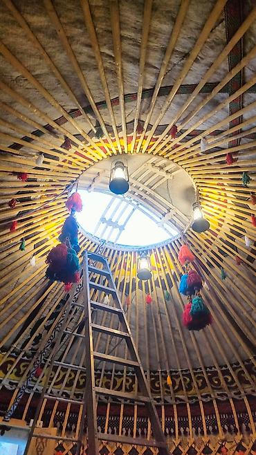 Продажа юрт: Продажа юрты, Каркас Деревянный, 85 баш, Диаметр: 6 метров — 2