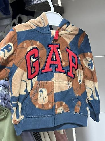 зип худи bape: Детская флисовая кофта с капюшоном GAP. - Мягкий тёплый флис — 1