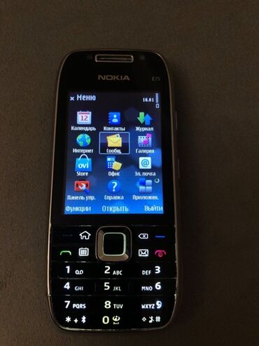 Nokia: Nokia E75, rəng - Qara, Düyməli — 3