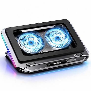 notebook: Игровая охлаждающая подставка для ноутбука RGB 🔥 Ваш ноутбук сильно — 1