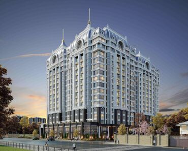 иссык куль недвижимость: 1 комната, 52 м², Элитка, 11 этаж, ПСО (под самоотделку)