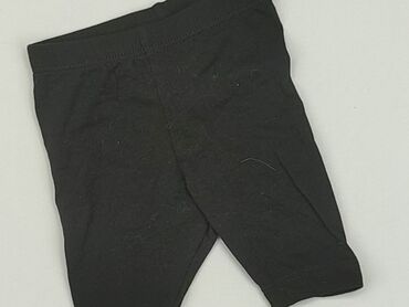 czarne sandały płaskie skórzane: Leggings, 3-6 months, condition - Very good