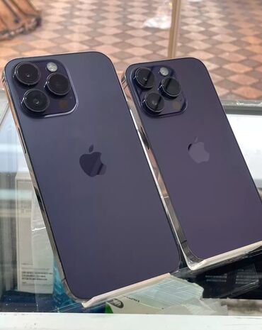 iphone xs max ош: IPhone 14 Pro Max, Б/у, 256 ГБ, Deep Purple, Кабель, Чехол, 85 %