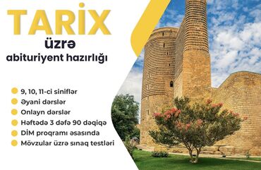 skripka dersleri: Repetitor | Tarix | Abituriyent hazırlığı