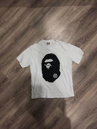 mattpear m plus: A Bathing Ape (BAPE) futbolka - Rəng: ağ - Ön və arxa hissədə iri — 1