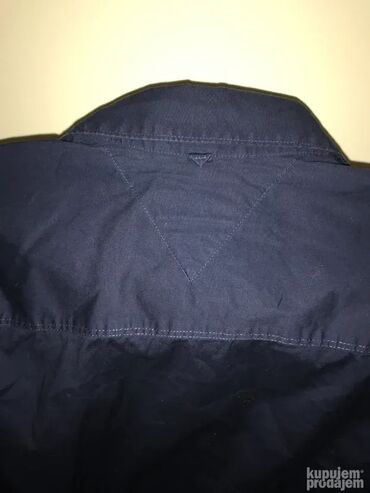 Košulje: Original Tommy Hilfiger kosulja L 100% cotton Teget plava Ramena 50cm — 10