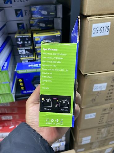 led lampa: Солнечный настенный светильник с датчиком движения CL-2566A - Тип — 2