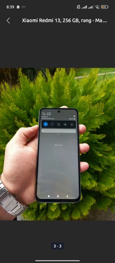 xiaomi redmi note 8 pro optimal: Xiaomi 13, 256 GB, rəng - Mavi, 
 Barmaq izi, İki sim kartlı