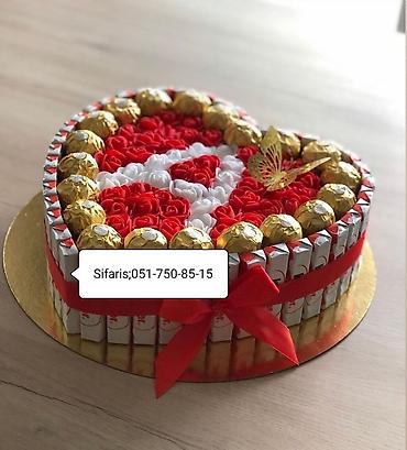 pion buket: Hediyyelik sokolad buketleri ve sebetleri sifarisle hazirlanir — 6
