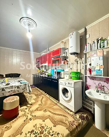 Продажа коттеджей и домов: 🏠Продается дом в с. Сокулук 🟡Комнаты: 5 🟡Участок: 8 соток 🟡Отопление — 10