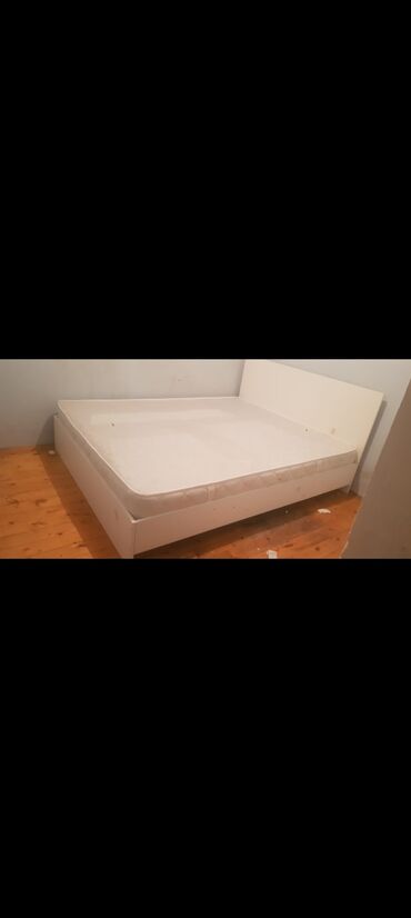 кровать бу купить: İşlənmiş, İkinəfərlik çarpayı, Matras ilə