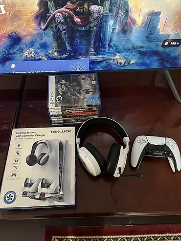 PS5 (Sony PlayStation 5): PlayStation 5 (версия с дисководом) Описание: - Игровая консоль Sony — 8