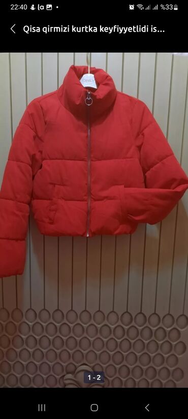 boyuk beden paltar: Женская куртка M (EU 38), цвет - Красный