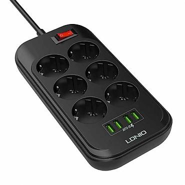 Ldnio SE6403 Elektrik uzadıcı 2metr Ldnio SE6403 4 USB, 6 Power 2 metr