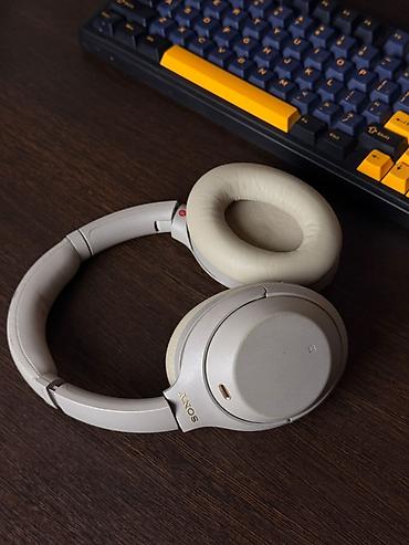Уюлдук телефондор жана аксессуарлар: Sony WH-1000XM4 (Бежевый / Silver) Легендарные, безусловно одни из — 4