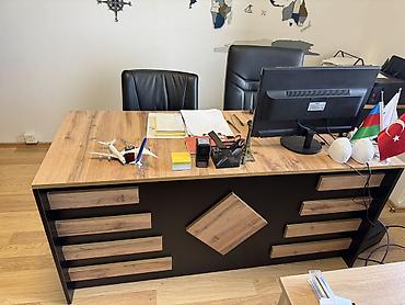 dəst mebel: Ofis mebeli desti satılır Müdür masasi 1 ed işçi masasi 1 eded dolab — 5