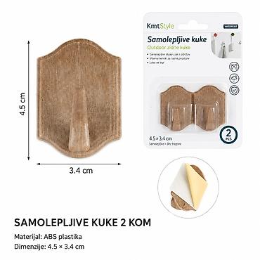 KMT Romboidne kuke, svetlosmeđe, 2 komada 3283063 - Brend: Kmt Style