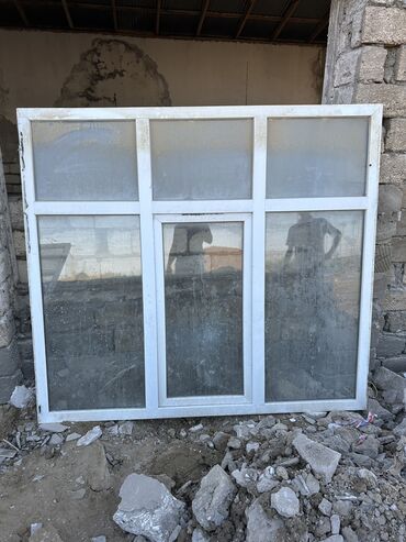 ucuz plastik qapi pencere: Одностворчатое Пластиковое окно