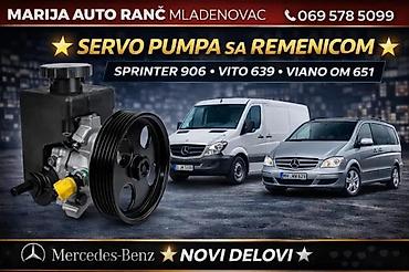 SERVO PUMPA SPRINTER 906 VITO 639 VIANO OM 651 SA REMENICOM | Servo
