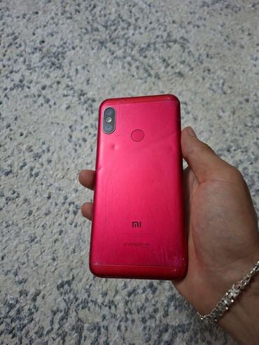 внешний аккумулятор для телефона флай: Xiaomi Mi A2 Lite, 64 GB, rəng - Qırmızı, 
 Düyməli, Sensor, Barmaq izi
