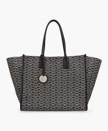 Çantalar: Emporio Armani GW20 monoqramlı qadın çantası - Model: geniş tote — 2