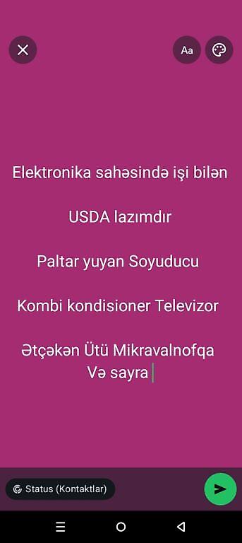 kamera usdası: Işçi USDA persanalina Ehtiyac var işini bilən Usdalar yazsın işinə — 1