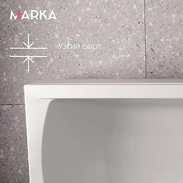 Ванна, Төрт бурчтук, Материалы: Акрил, Өлчөмү: 170 x 70 см — 3