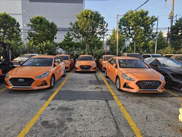 авто машина: Предлагаются автомобили Hyundai Sonata в ярком оранжевом цвете