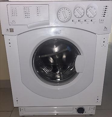paltaryuyan 2 ci əl: Paltaryuyan maşın Hotpoint Ariston, 7 kq, İşlənmiş, Avtomat, Qurutma var, Ünvandan götürmə — 1