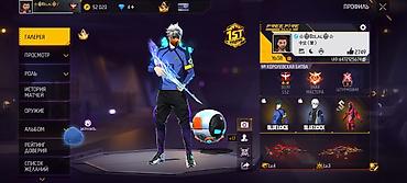 roblox card: Игровой аккаунт Free Fire (интерфейс Free Fire MAX) - Уровень — 1