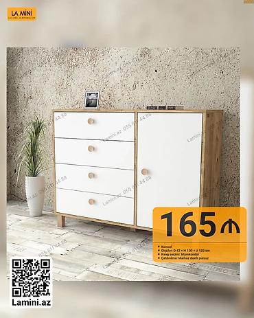 Komodlar: Minimalist üslubda komod - Model: LA MINI - Ölçülər: Dərinlik 42 sm × — 1